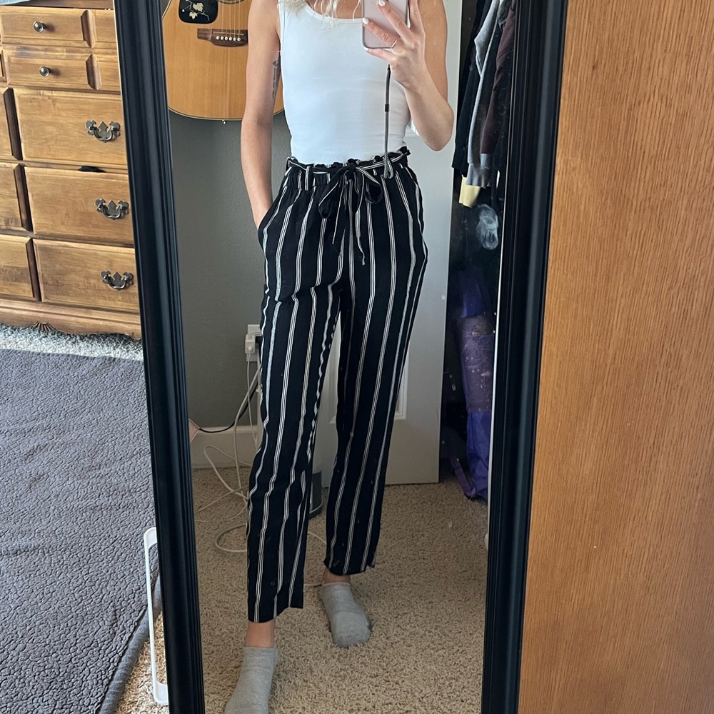 Pinstripe Pants